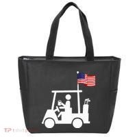 Patriotic Golf Wear Usa Strong Golf Cart Tote Bag thumb 0
