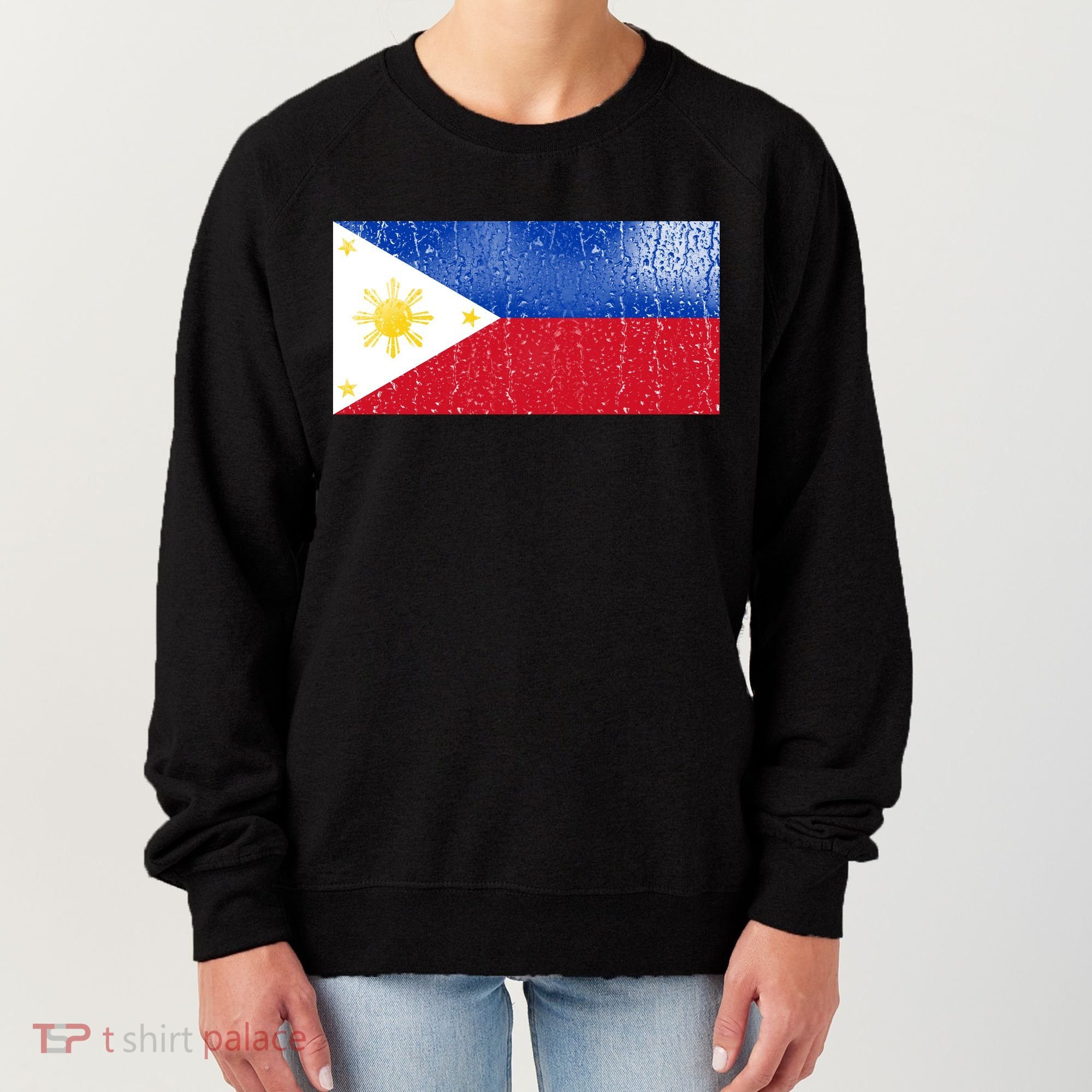 Philippines Glass Water Flag Women's Sweatshirt