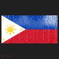 Philippines Glass Water Flag Women's Sweatshirt thumb 2
