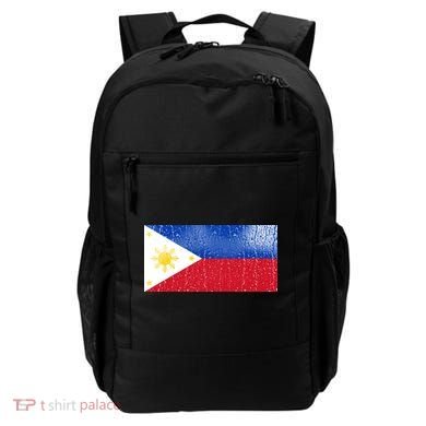 Philippines Glass Water Flag Backpack