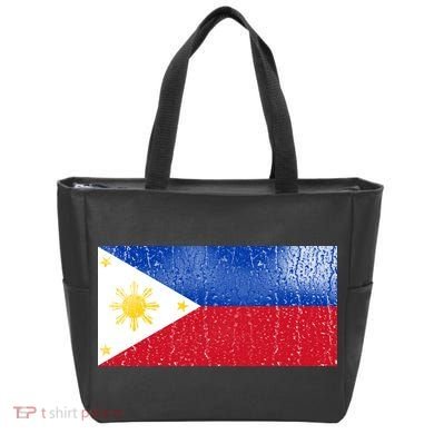 Philippines Glass Water Flag Tote Bag