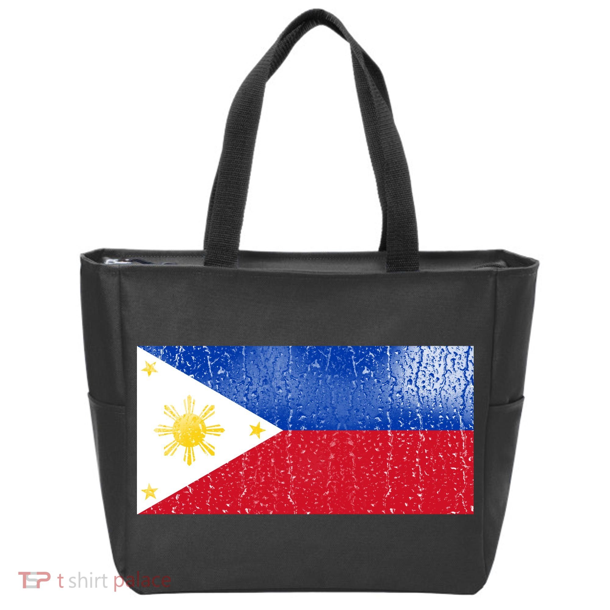 Philippines Glass Water Flag Tote Bag