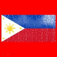 Philippines Glass Water Flag Santa Hat thumb 1
