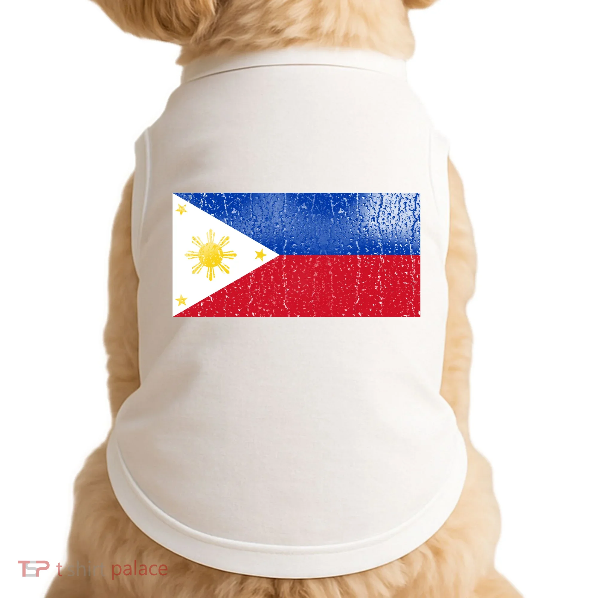 Philippines Glass Water Flag Doggie Tank