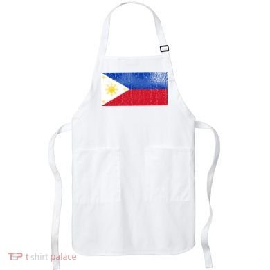 Philippines Glass Water Flag Apron