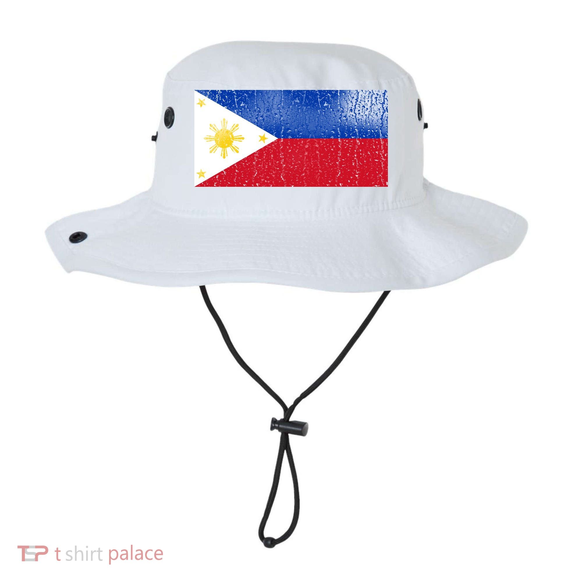Philippines Glass Water Flag Bucket Hat