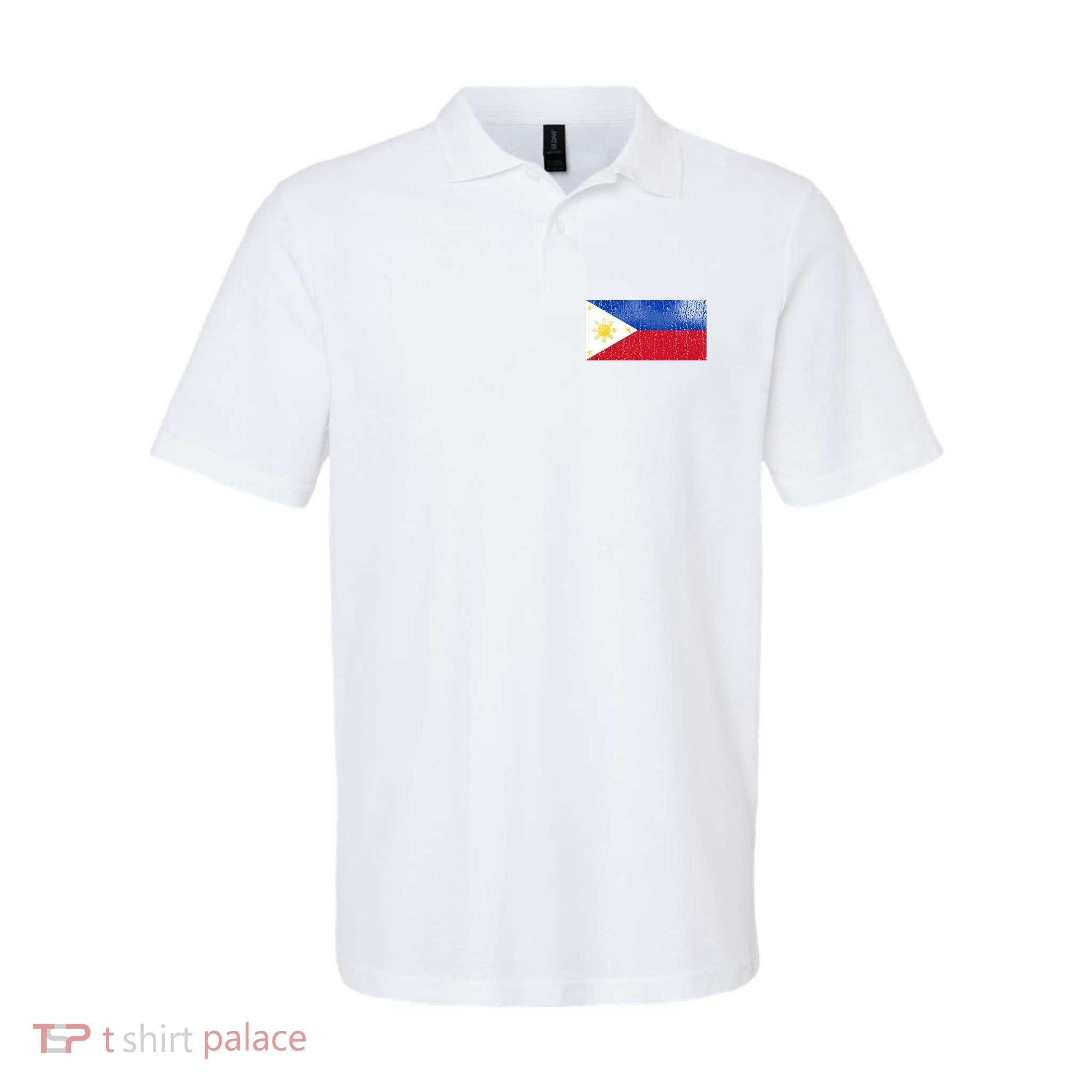 Philippines Glass Water Flag Polo