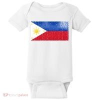 Philippines Glass Water Flag Baby Bodysuit thumb 0