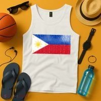Philippines Glass Water Flag Tank Top thumb 4
