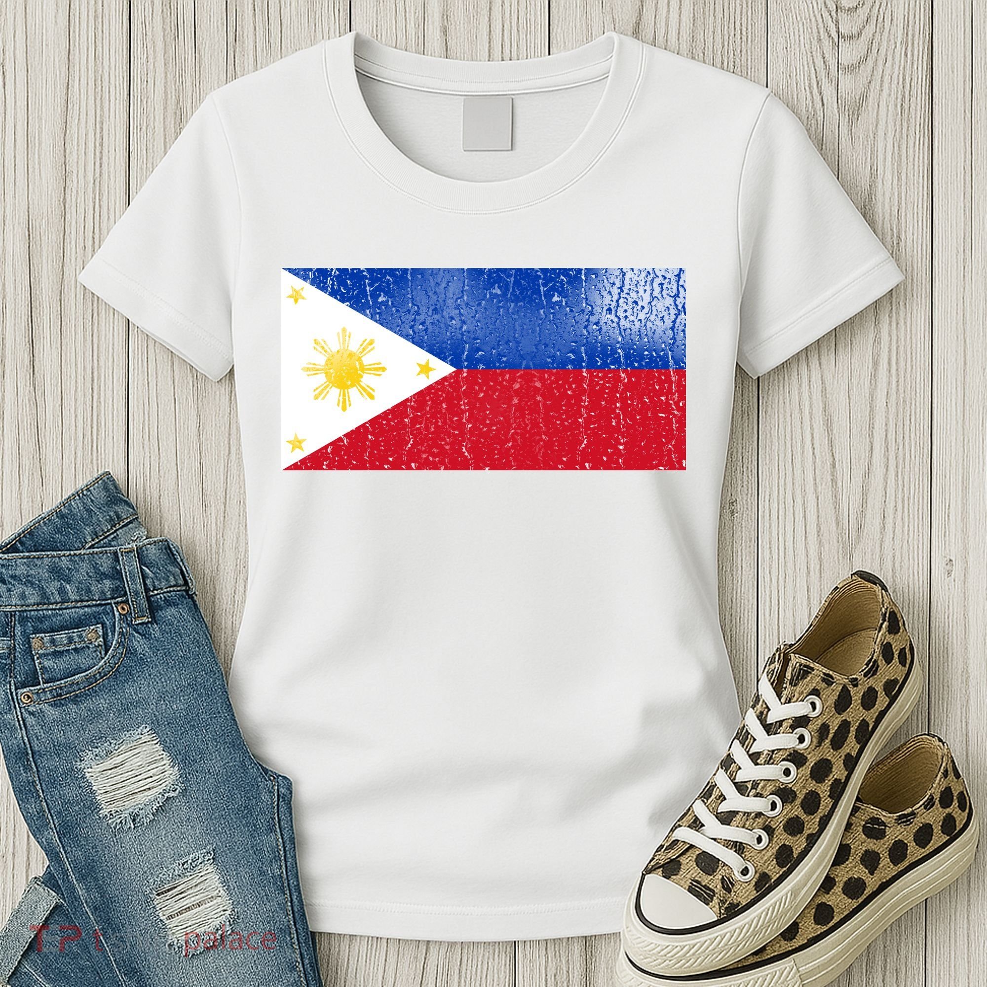 Philippines Glass Water Flag Women's T-Shirt