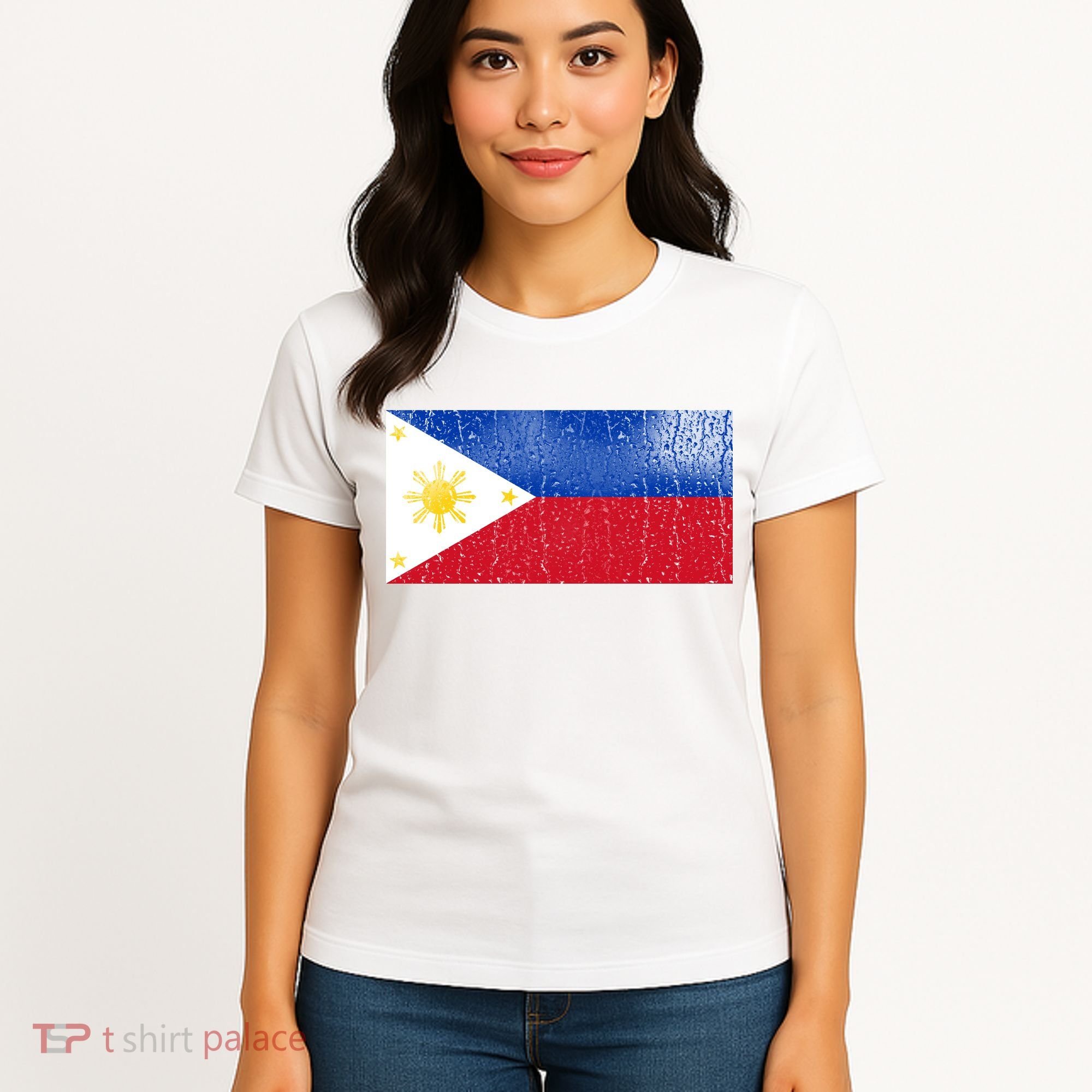 Philippines Glass Water Flag Women's T-Shirt