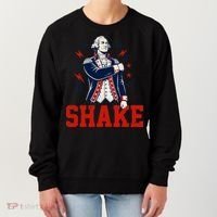 Patriotic George Washington Shake Revolutionary Women's Sweatshirt thumb 0