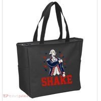 Patriotic George Washington Shake Revolutionary Tote Bag thumb 2