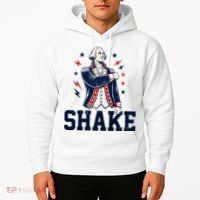 Patriotic George Washington Shake Revolutionary Hoodie thumb 2