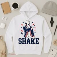 Patriotic George Washington Shake Revolutionary Hoodie thumb 3