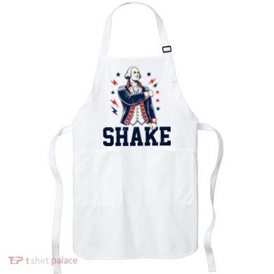 Patriotic George Washington Shake Revolutionary Apron