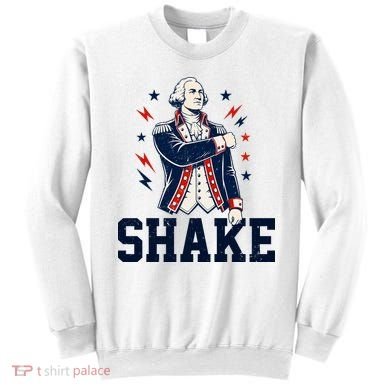 Patriotic George Washington Shake Revolutionary Sweatshirt
