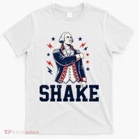 Patriotic George Washington Shake Revolutionary T-Shirt thumb 0