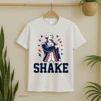 Patriotic George Washington Shake Revolutionary T-Shirt thumb 2