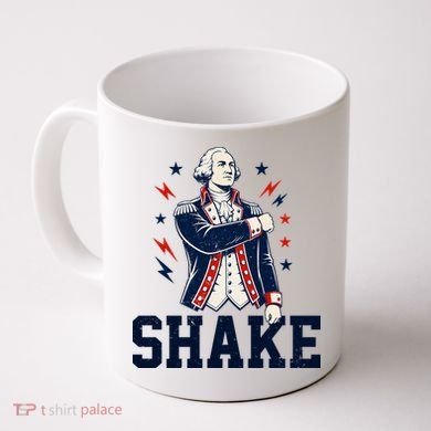 Patriotic George Washington Shake Revolutionary Coffee Mug