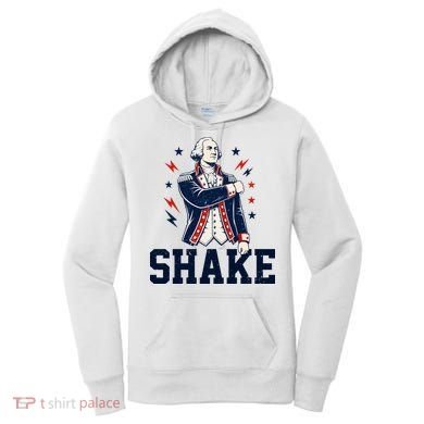Patriotic George Washington Shake Revolutionary Women's Hoodie
