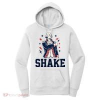 Patriotic George Washington Shake Revolutionary Women's Hoodie thumb 0