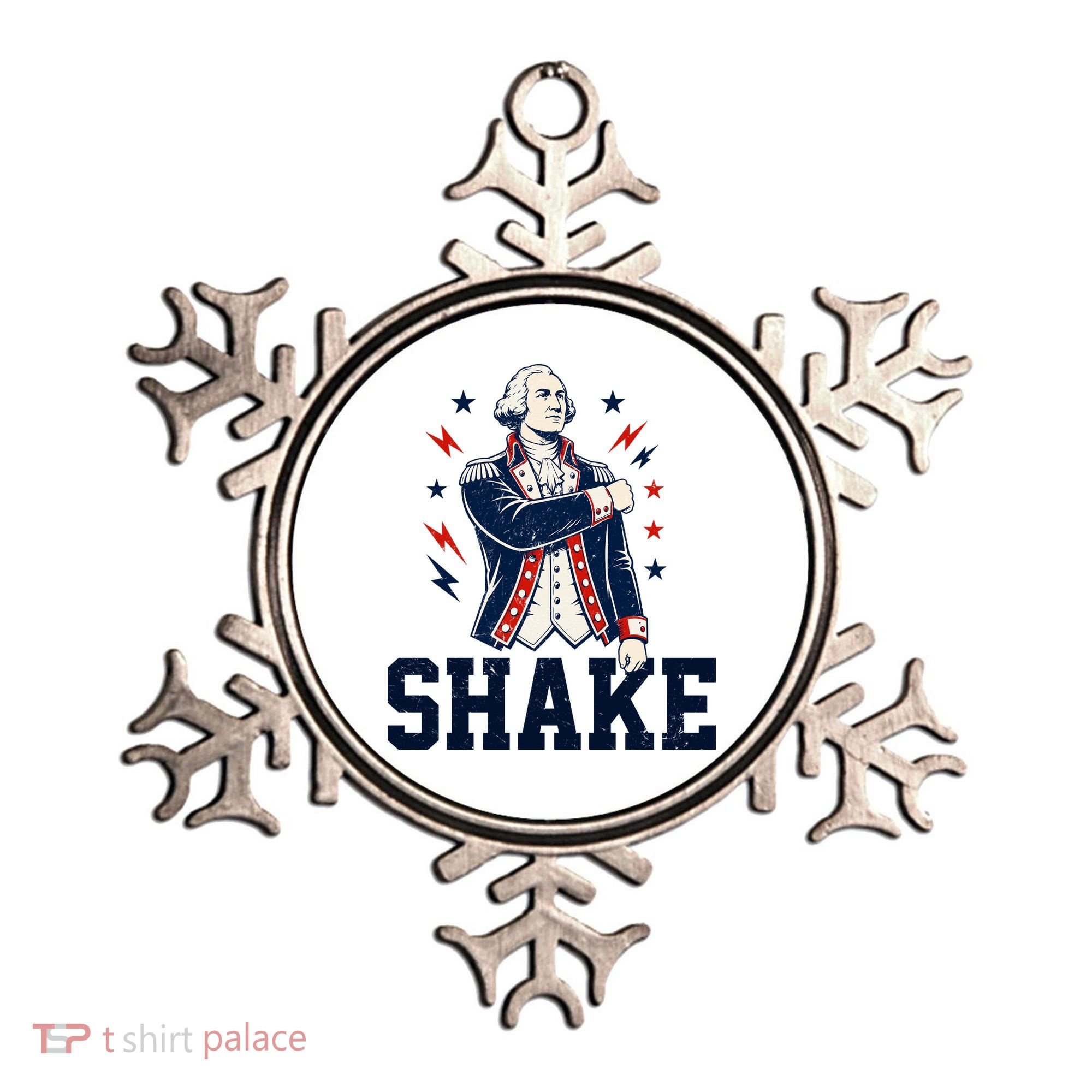 Patriotic George Washington Shake Revolutionary Ornament