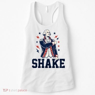 Patriotic George Washington Shake Revolutionary Women's Tank Top