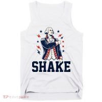 Patriotic George Washington Shake Revolutionary Tank Top thumb 0