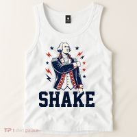 Patriotic George Washington Shake Revolutionary Tank Top thumb 2