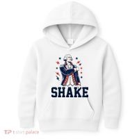 Patriotic George Washington Shake Revolutionary Kids Hoodie thumb 0