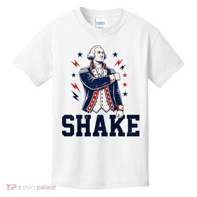Patriotic George Washington Shake Revolutionary Kids T-Shirt