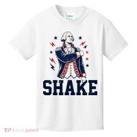 Patriotic George Washington Shake Revolutionary Kids T-Shirt thumb 0