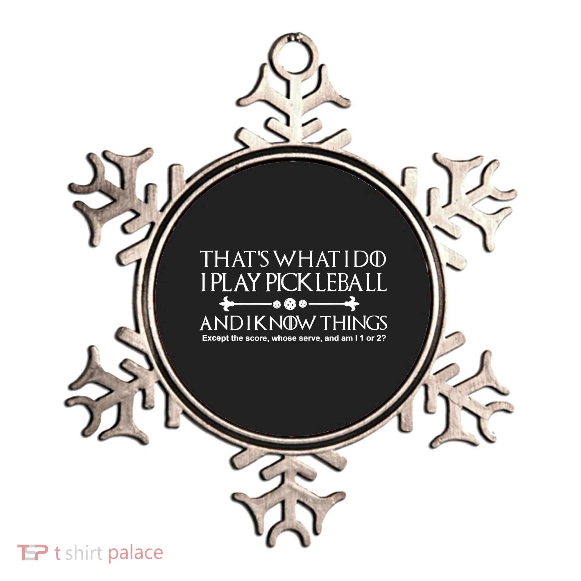Pickleball Gear What I do Except The Score Pickleballer Ornament