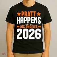 Pratt Happens 2026 Los Angeles T-Shirt thumb 3