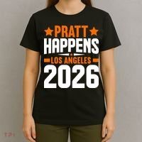 Pratt Happens 2026 Los Angeles T-Shirt thumb 4