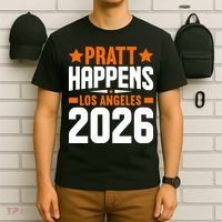 Pratt Happens 2026 Los Angeles T-Shirt thumb 6
