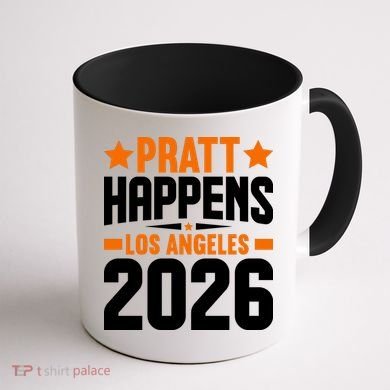 Pratt Happens 2026 Los Angeles Coffee Mug back