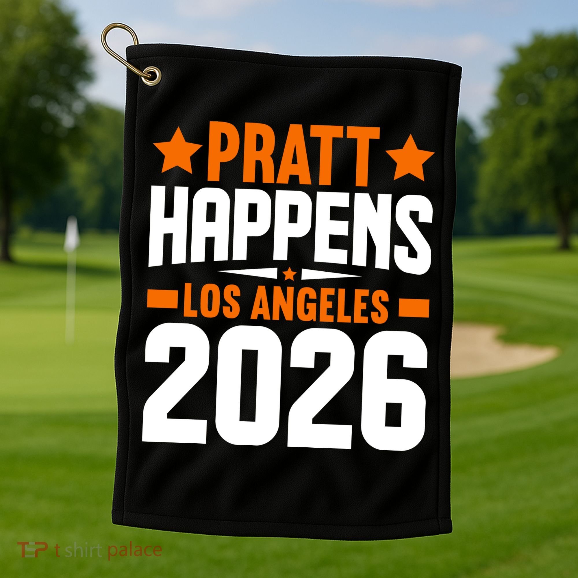 Pratt Happens 2026 Los Angeles Golf Towel