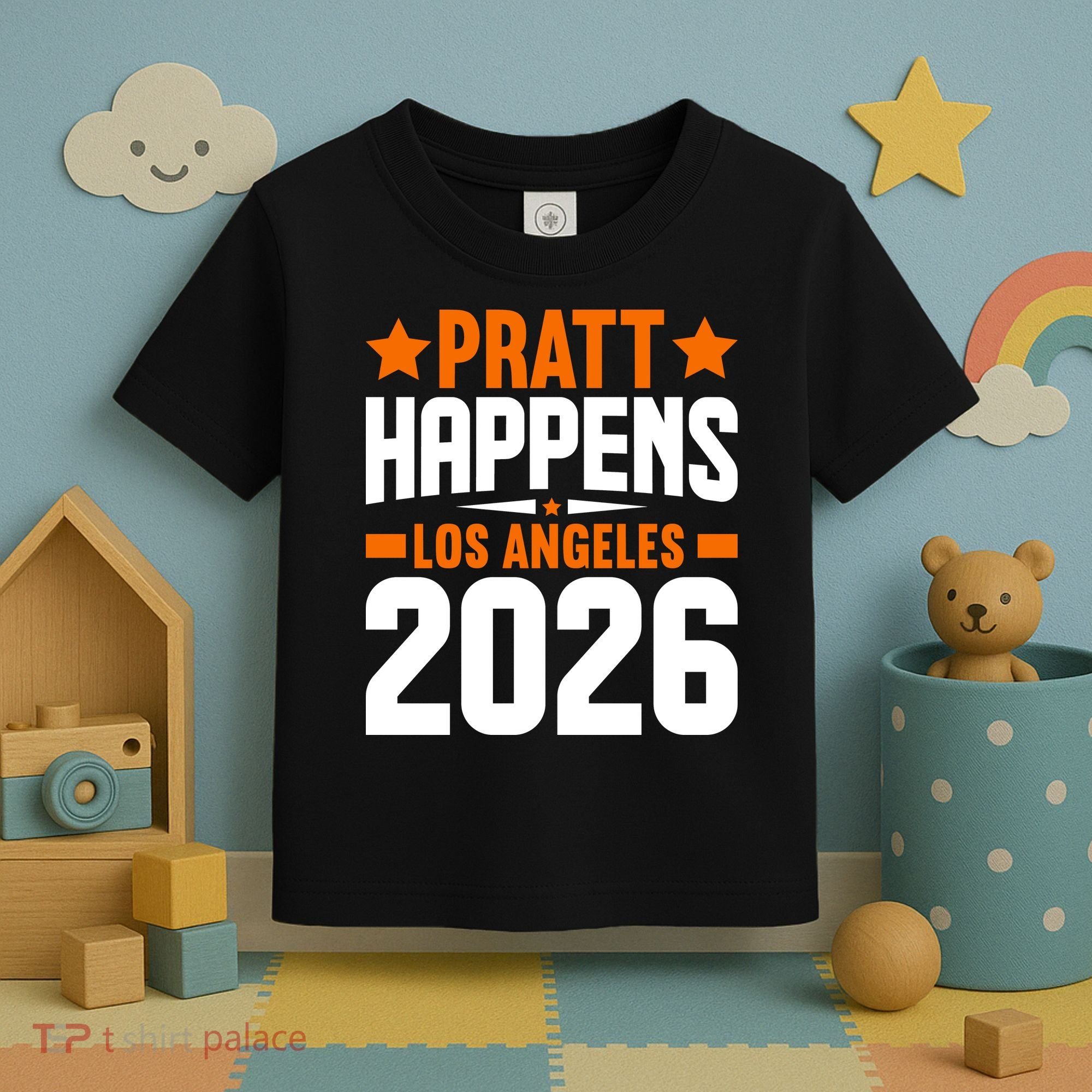 Pratt Happens 2026 Los Angeles Toddler T-Shirt