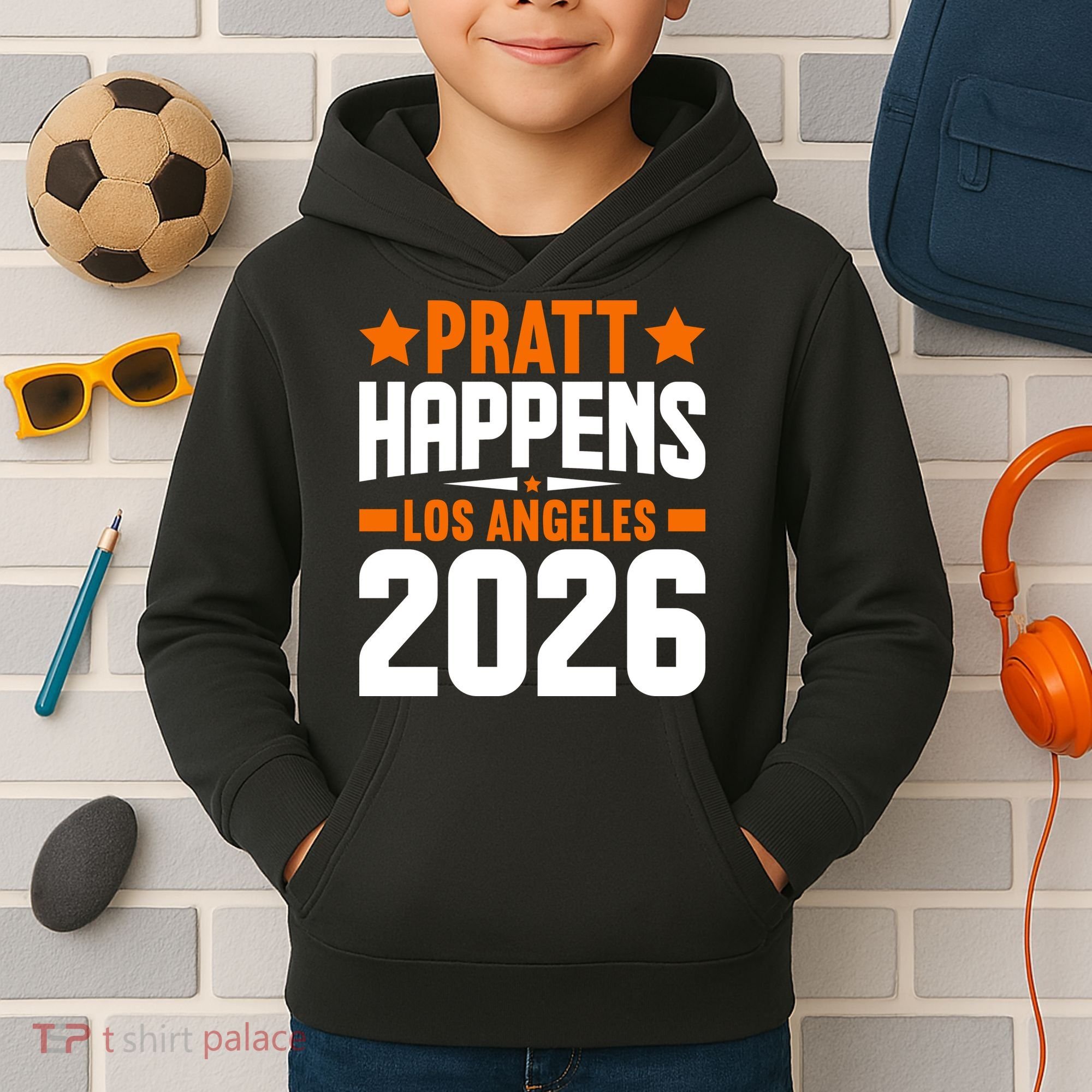 Pratt Happens 2026 Los Angeles Kids Hoodie