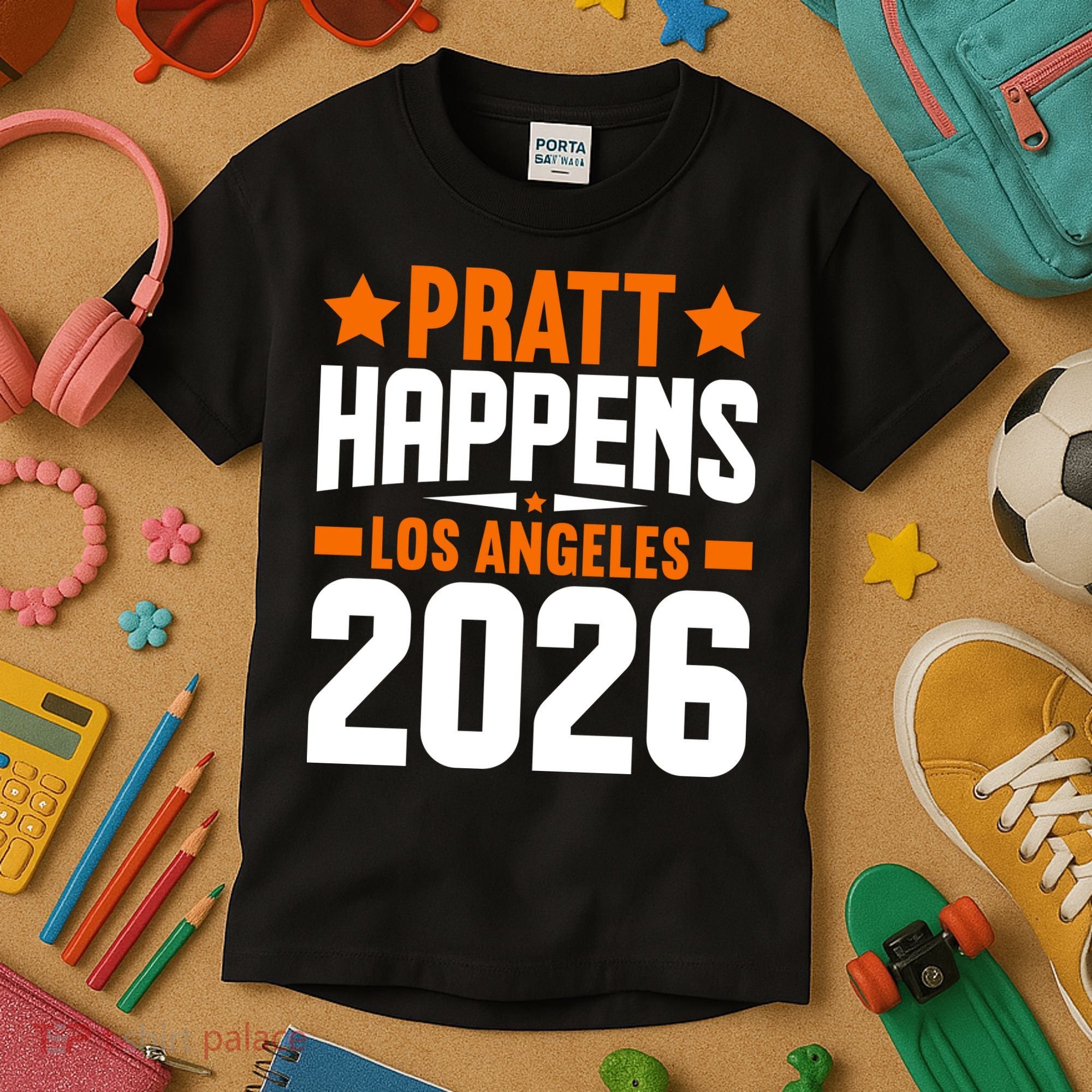 Pratt Happens 2026 Los Angeles Kids T-Shirt