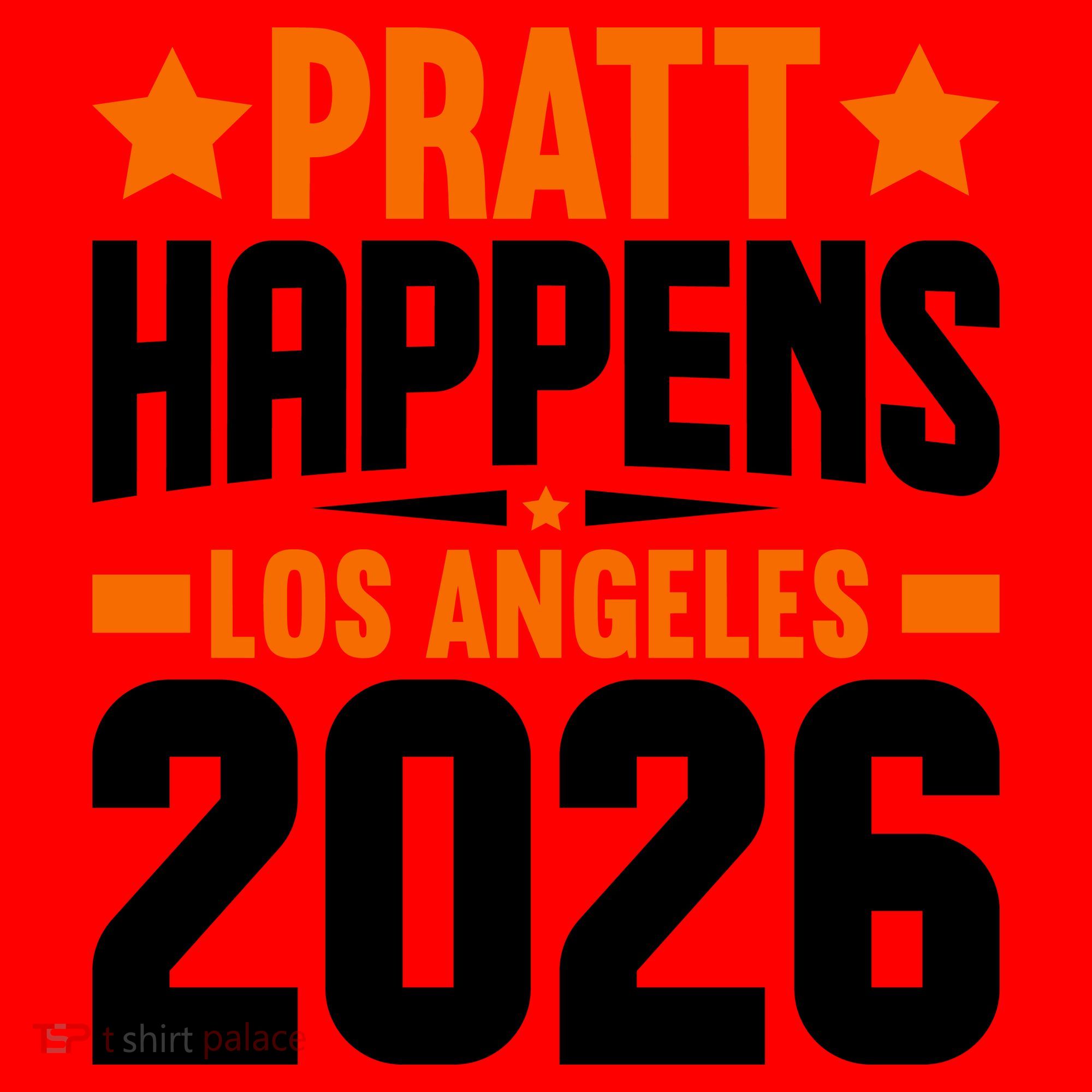 Pratt Happens 2026 Los Angeles Santa Hat