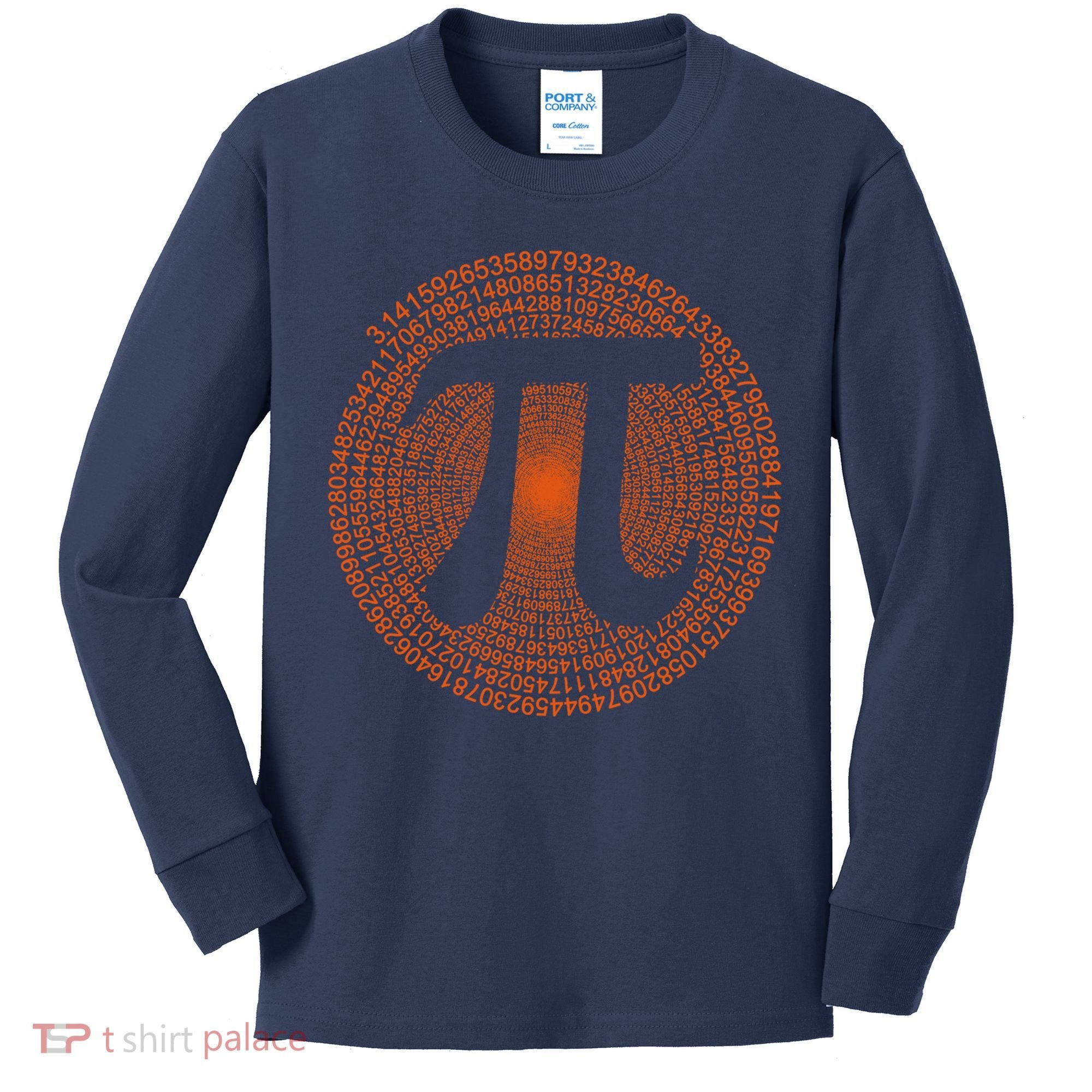 Pi Hoodie 314 Pi Number Symbol Math Science Gift For Lovers Kids Long Sleeve Shirt