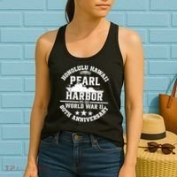 Pearl Harbor 80Th Anniversary 1941 Ww2 Memorabilia Veteran Women's Tank Top thumb 2