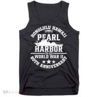 Pearl Harbor 80Th Anniversary 1941 Ww2 Memorabilia Veteran Tank Top thumb 0