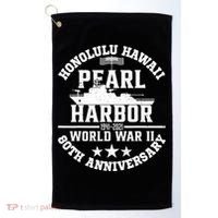 Pearl Harbor 80Th Anniversary 1941 Ww2 Memorabilia Veteran Golf Towel thumb 0