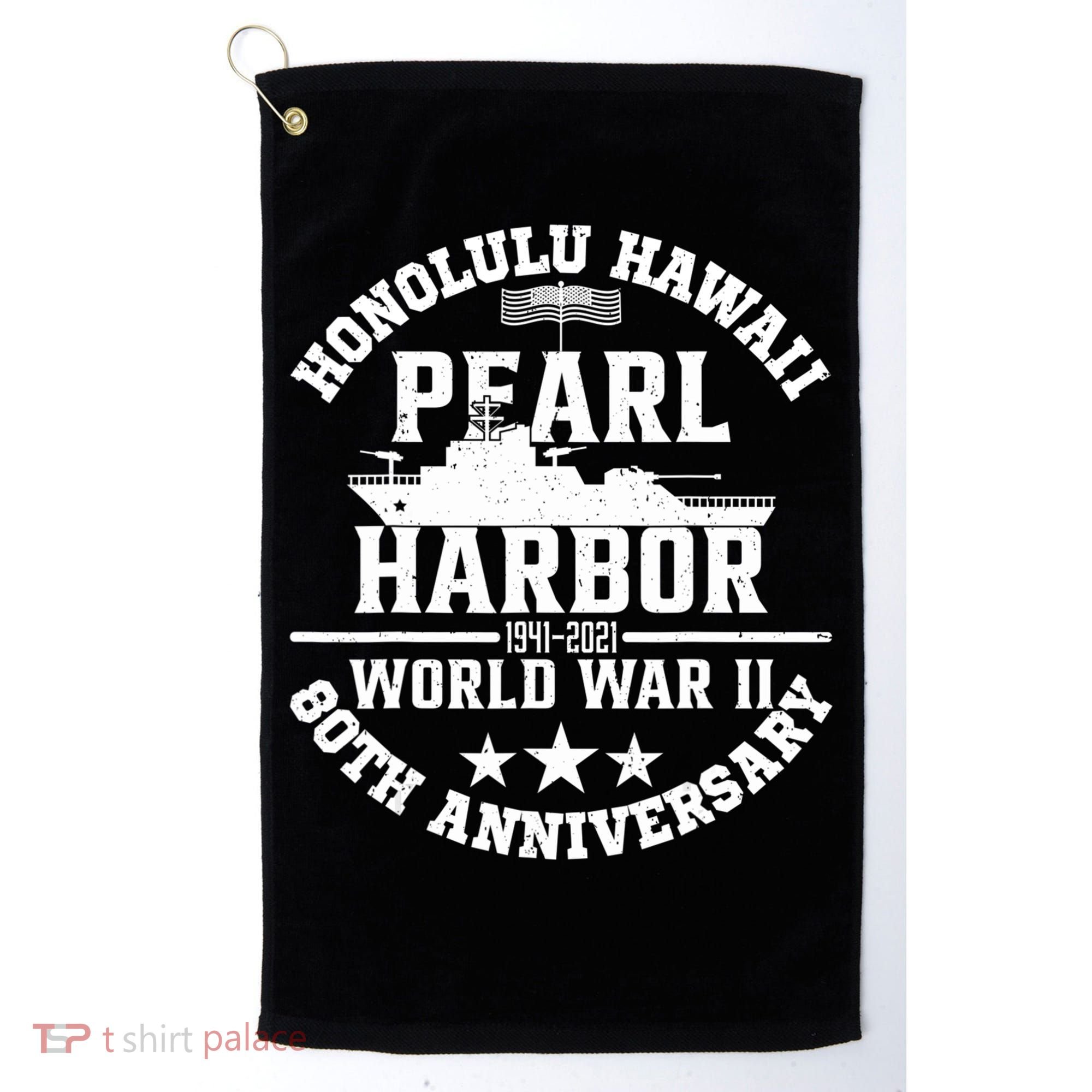 Pearl Harbor 80Th Anniversary 1941 Ww2 Memorabilia Veteran Golf Towel