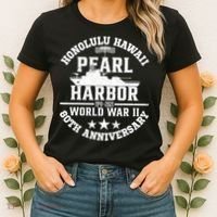 Pearl Harbor 80Th Anniversary 1941 Ww2 Memorabilia Veteran Women's T-Shirt thumb 2