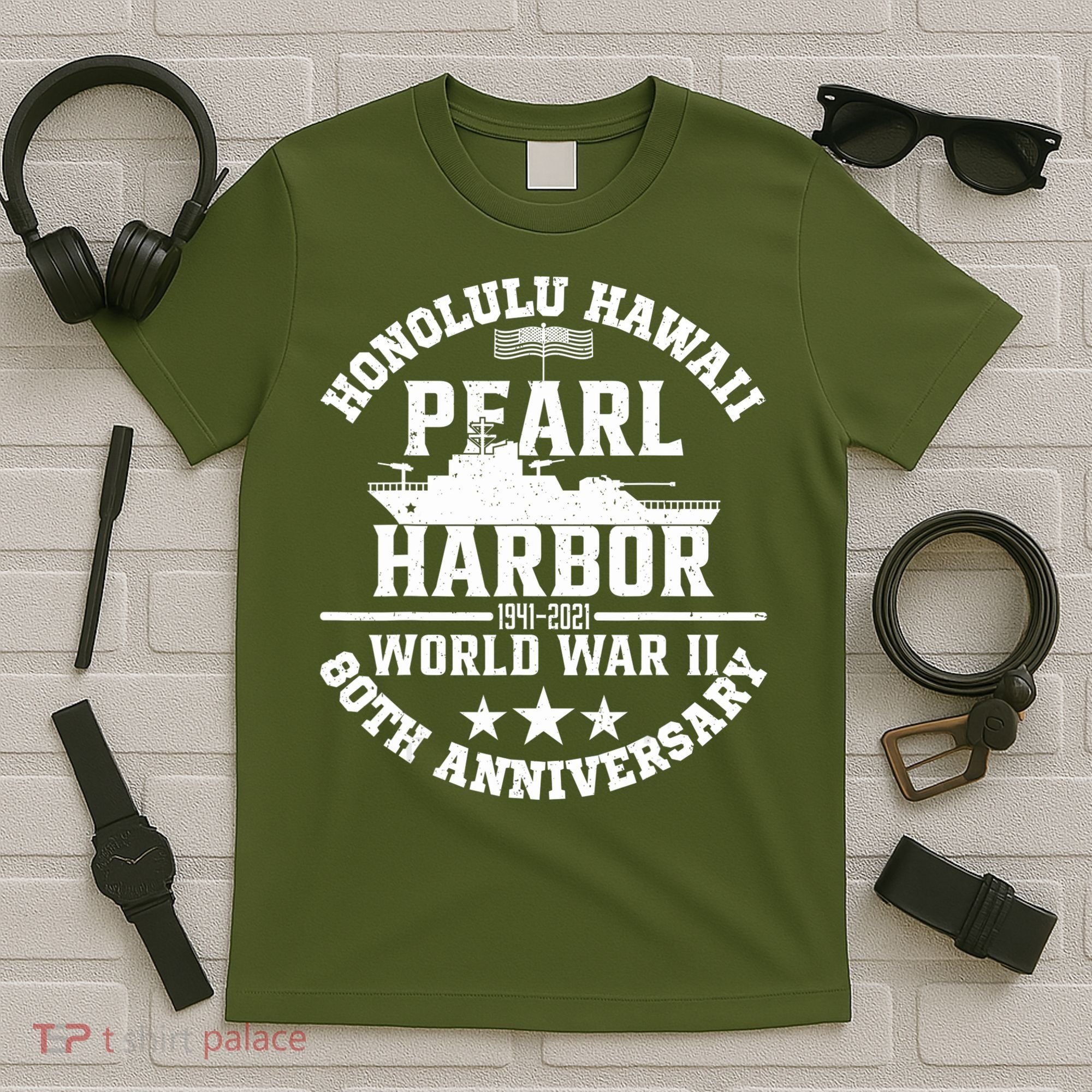 Pearl Harbor 80Th Anniversary 1941 Ww2 Memorabilia Veteran T-Shirt